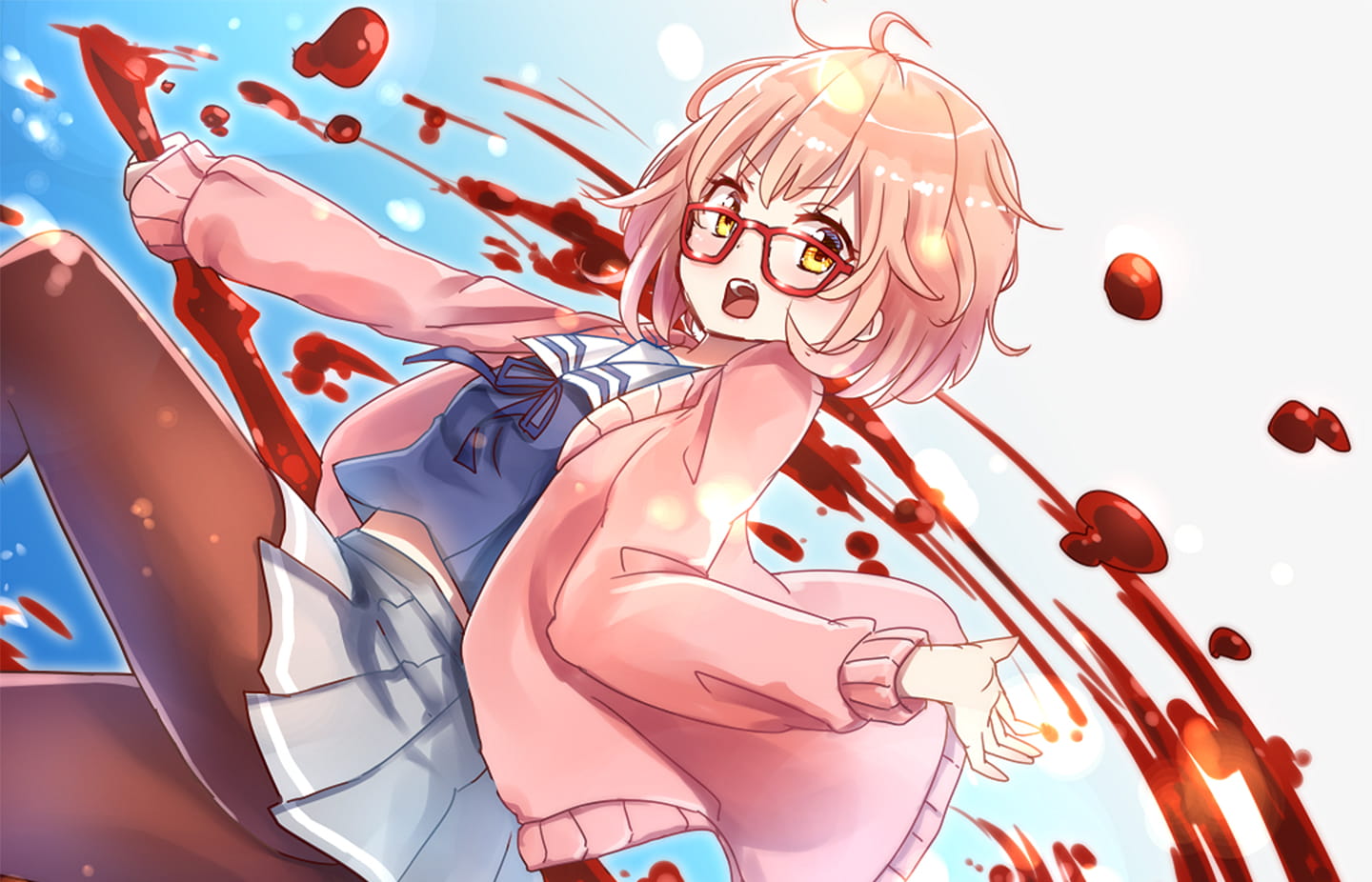 境界的彼方诅咒之血 栗山未来电脑壁纸(1)