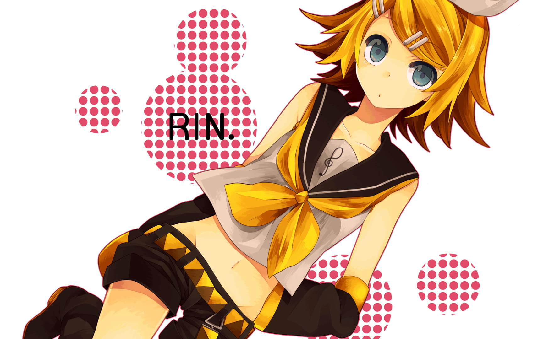 V家镜音双子 镜音铃电脑壁纸下载(1)