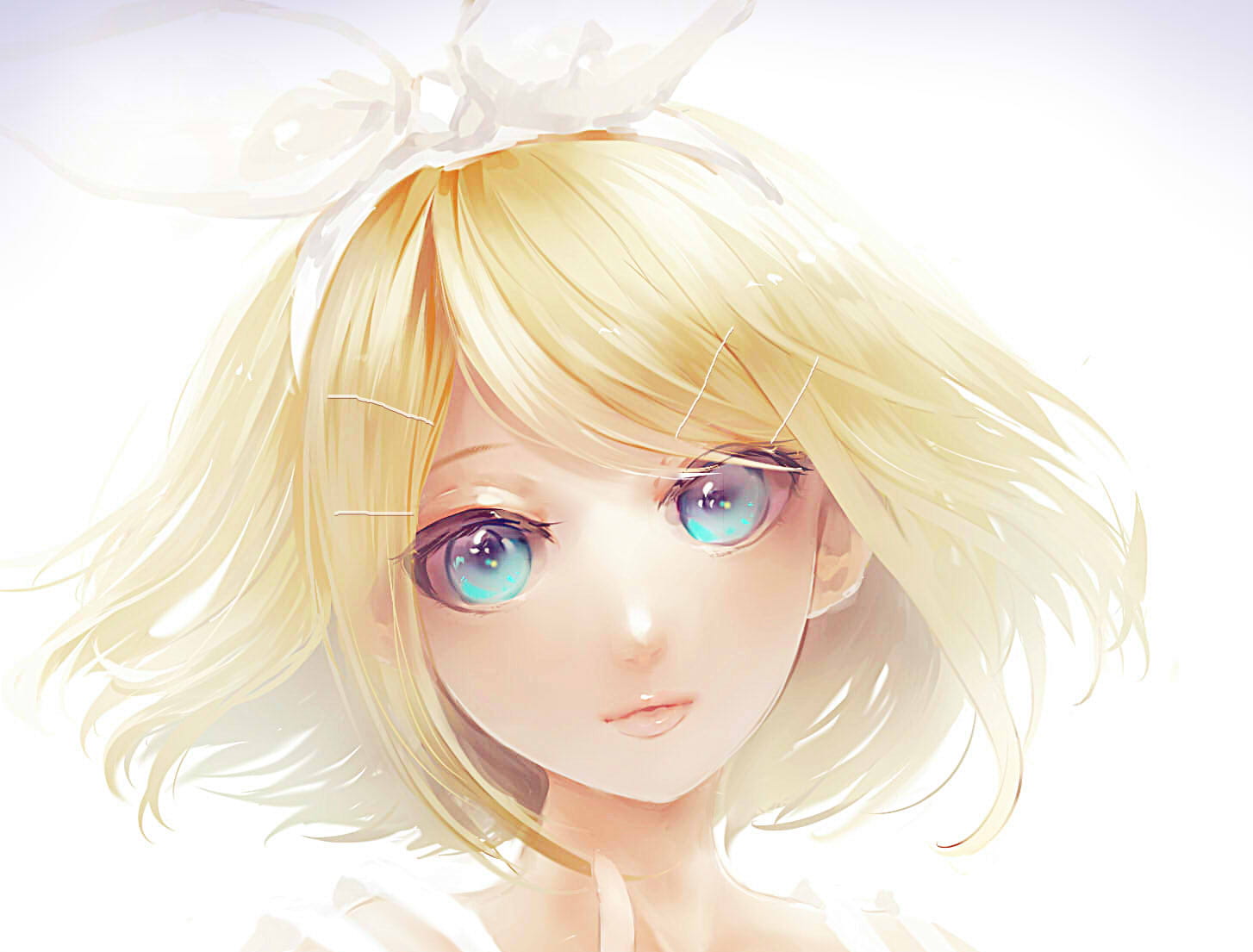 V家镜音双子 镜音铃电脑壁纸下载(1)