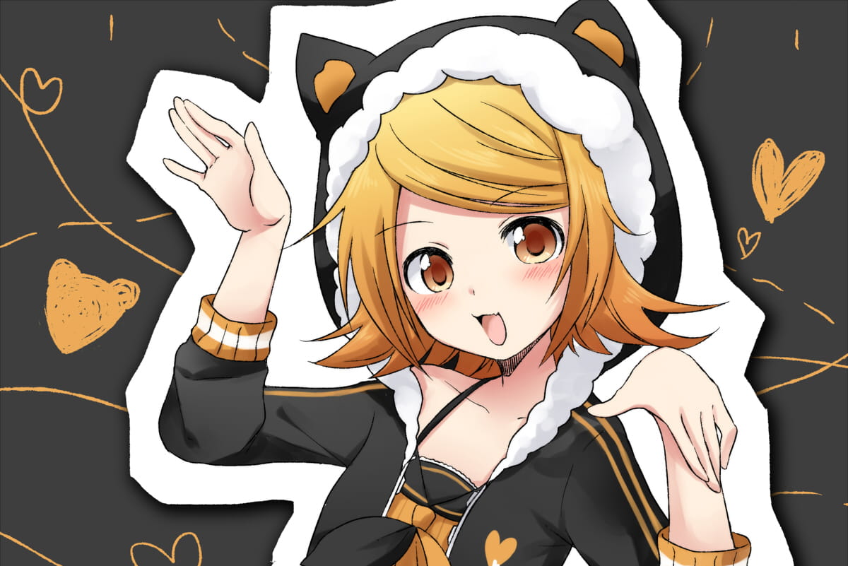 V家镜音双子 镜音铃电脑壁纸下载(1)