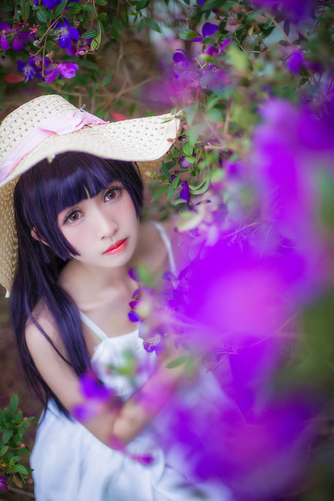 我的妹妹不可能那么可爱 五更琉璃黑猫白裙COS