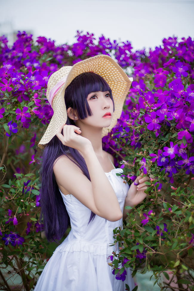 我的妹妹不可能那么可爱 五更琉璃黑猫白裙COS