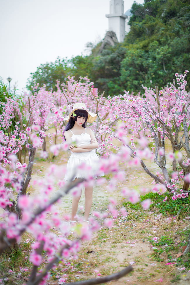 我的妹妹不可能那么可爱 五更琉璃黑猫白裙COS