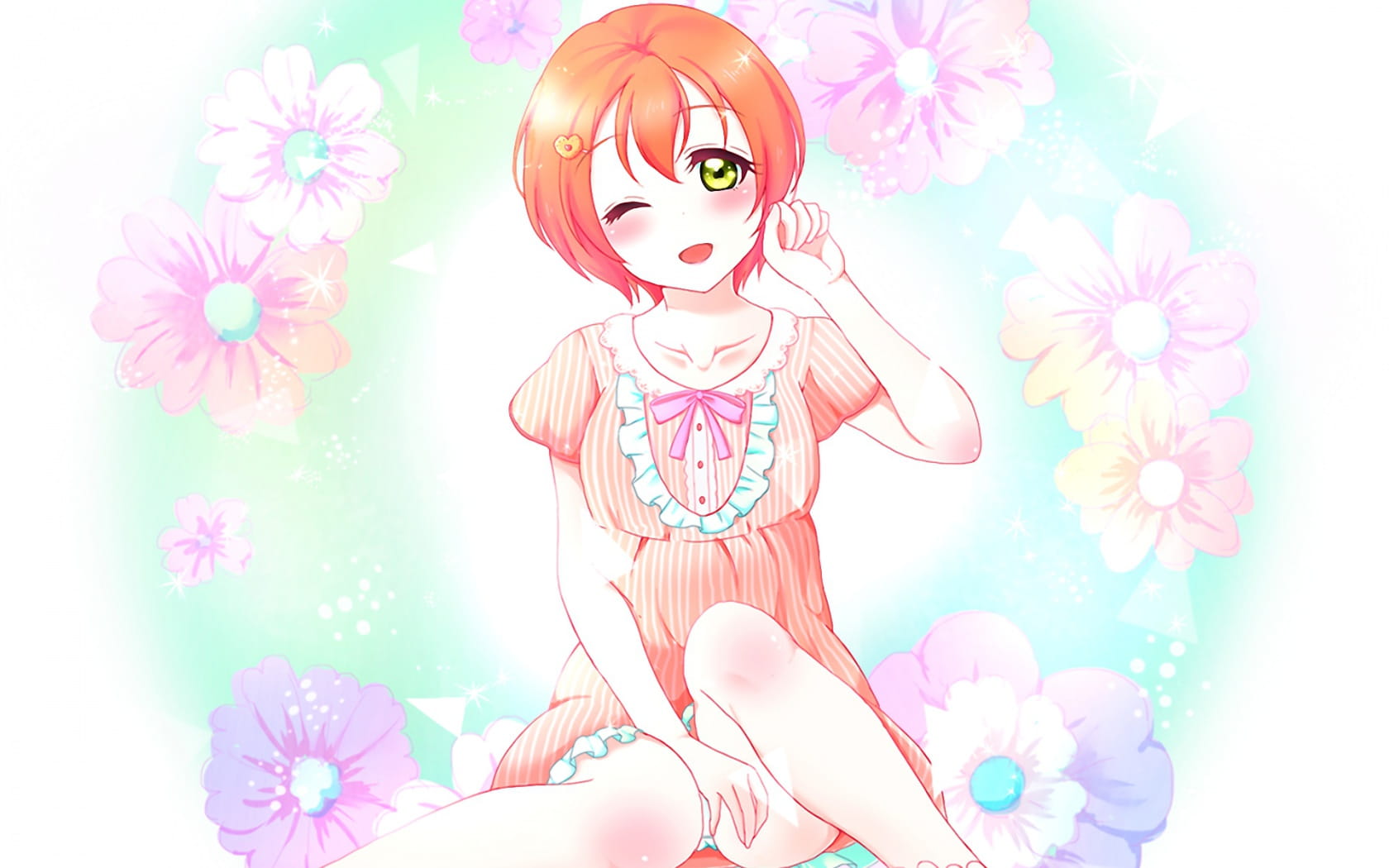 lovelive!凛喵 星空凛动漫电脑壁纸(1)