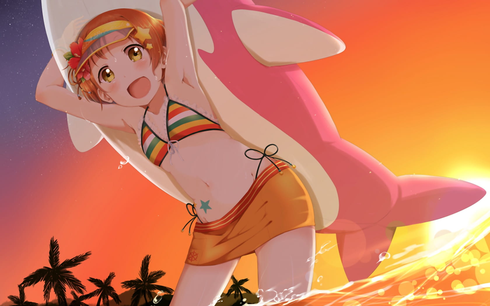 lovelive!凛喵 星空凛动漫电脑壁纸(1)