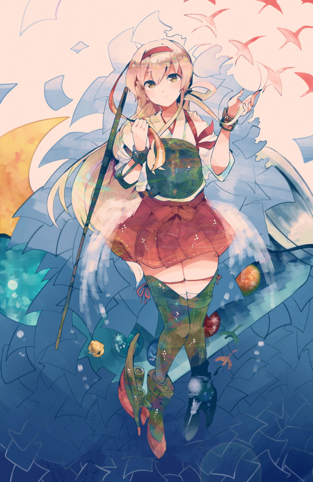 舰队Collection 太太翔鹤 舰娘动漫手机壁纸下载(1)