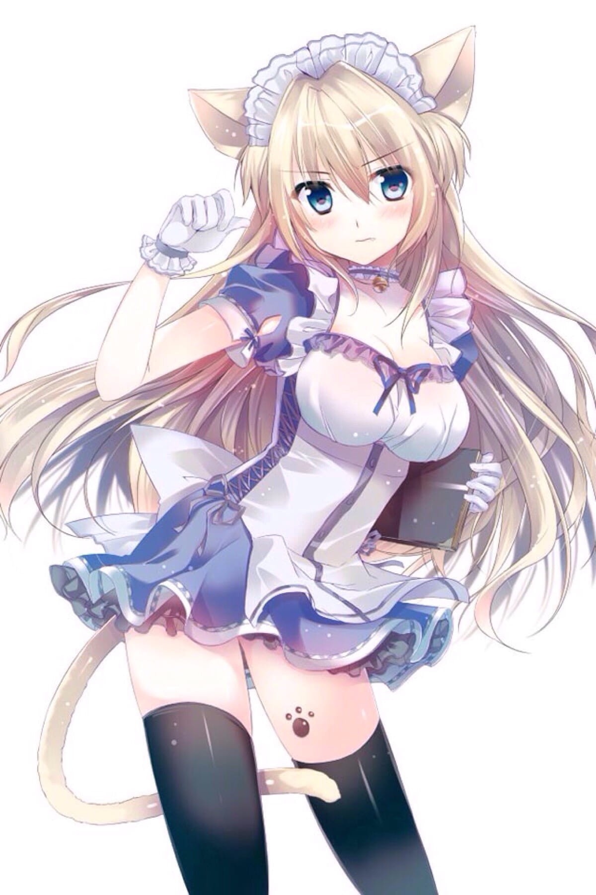 辛勤劳作的女孩 女仆手机壁纸(1)