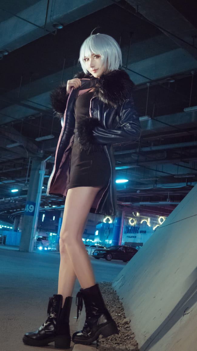 英法黑恶势力登场 黑saber&黑贞德 cosplay