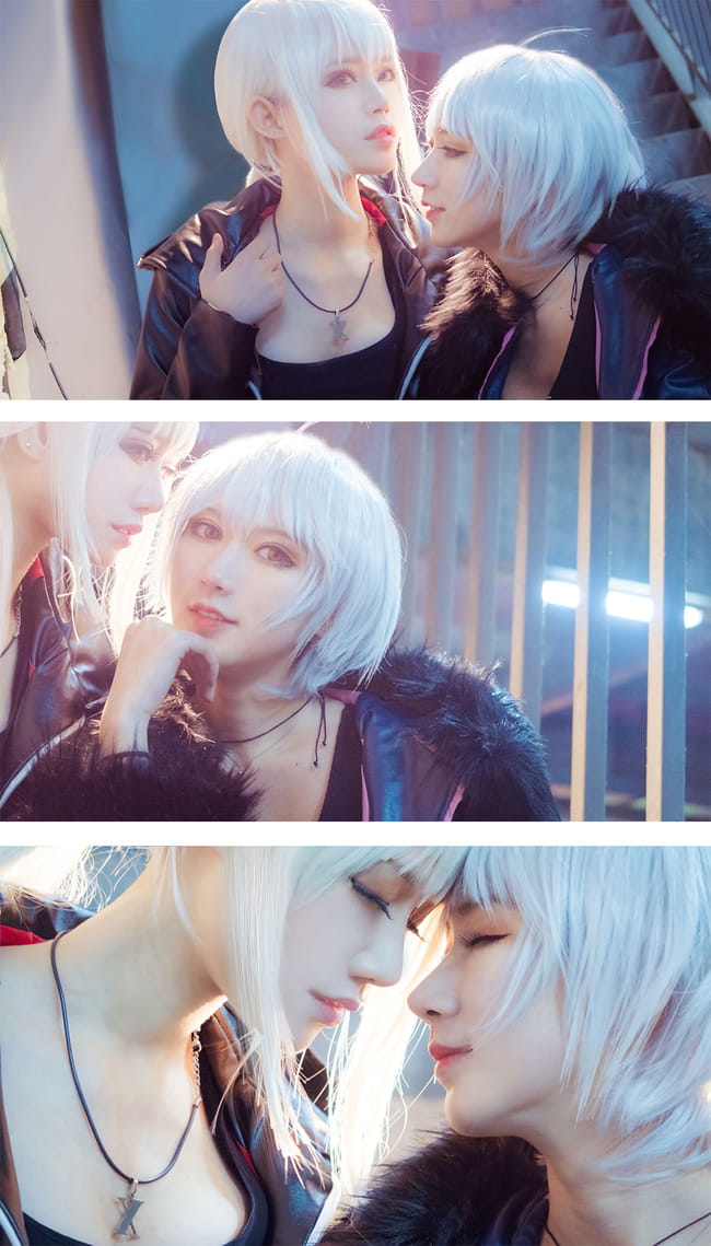 英法黑恶势力登场 黑saber&黑贞德 cosplay