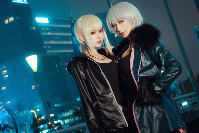 英法黑恶势力登场 黑saber&黑贞德 cosplay