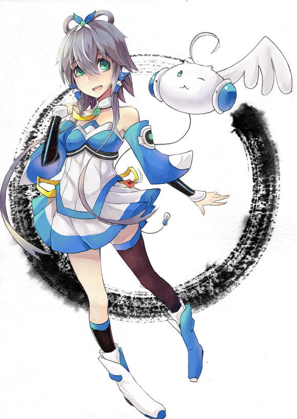 VOCALOID吃货洛神 洛天依手机壁纸