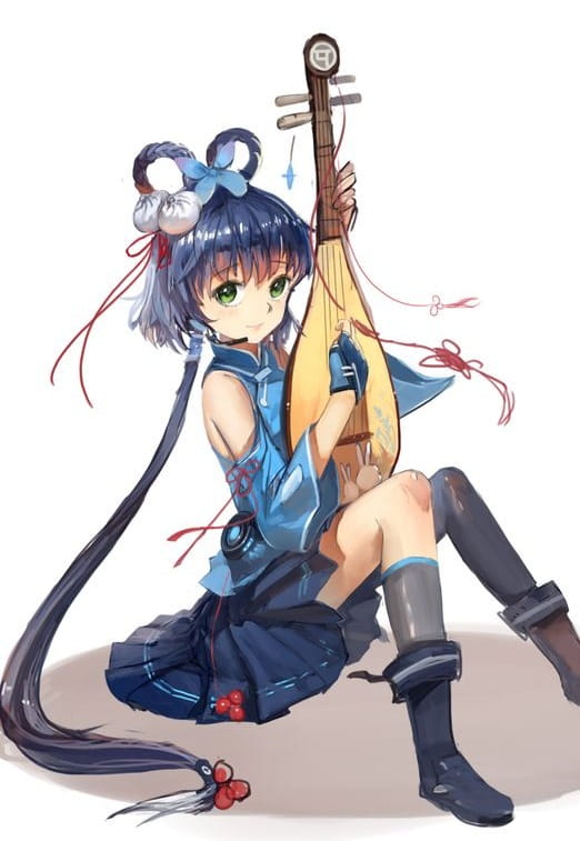 VOCALOID吃货洛神 洛天依手机壁纸