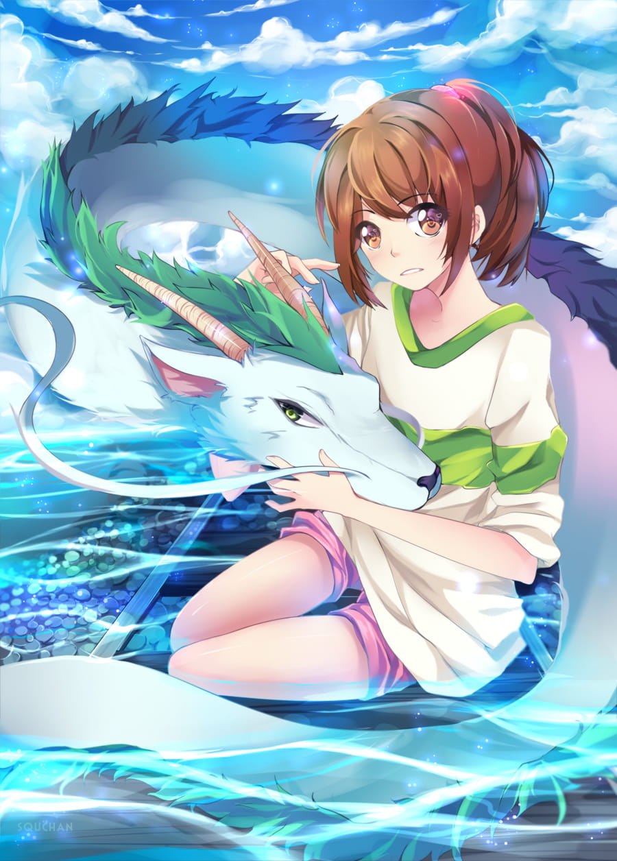 我们还能再见面吗？千与千寻的神隐手机壁纸