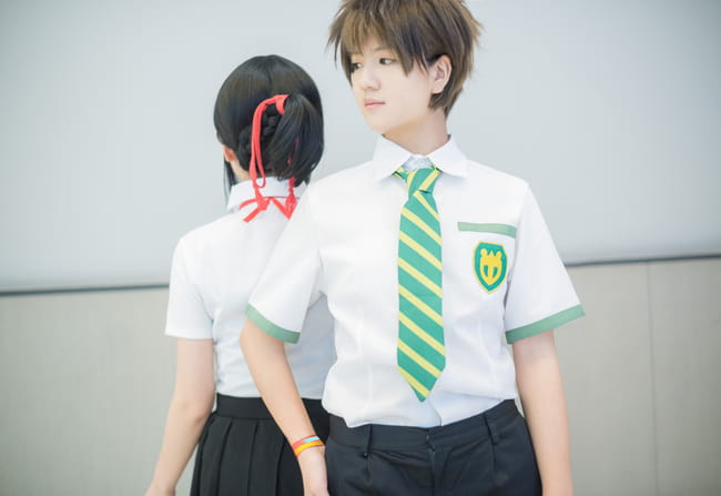 你的名字 宫水三叶&立花泷 cosplay(1)