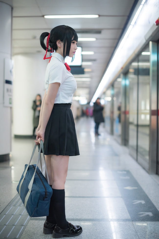 你的名字 宫水三叶&立花泷 cosplay(1)