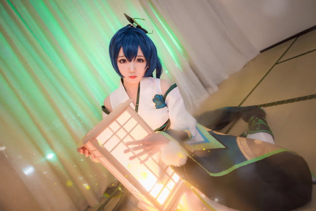 网易手游阴阳师  萤草 cosplay