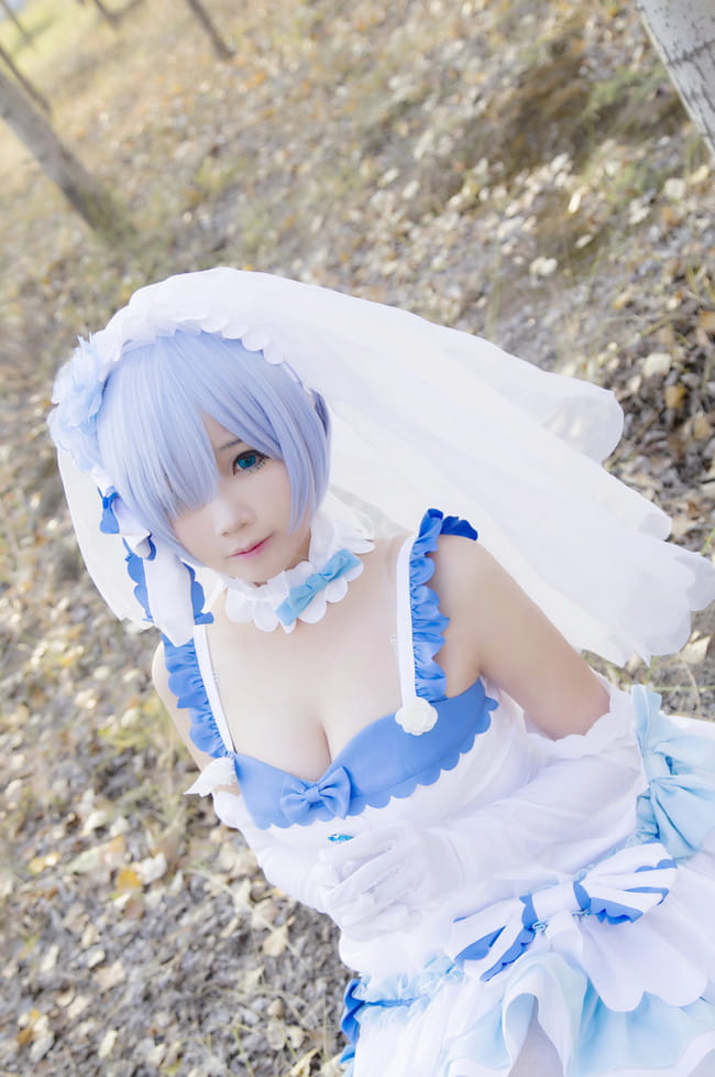 Re：从零开始的异界生活 花嫁蕾姆 cosplay