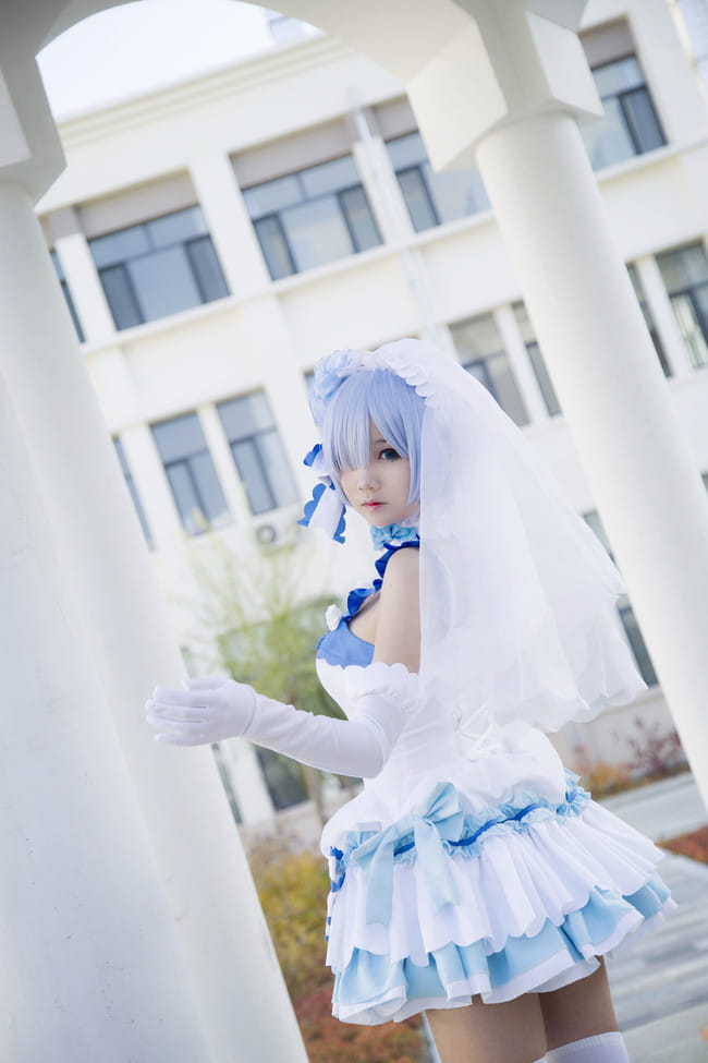 Re：从零开始的异界生活 花嫁蕾姆 cosplay