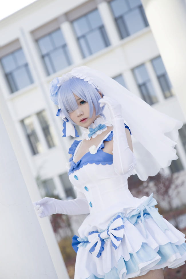 Re：从零开始的异界生活 花嫁蕾姆 cosplay