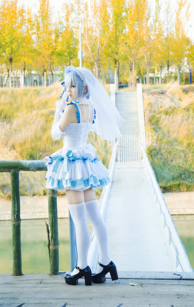 Re：从零开始的异界生活 花嫁蕾姆 cosplay