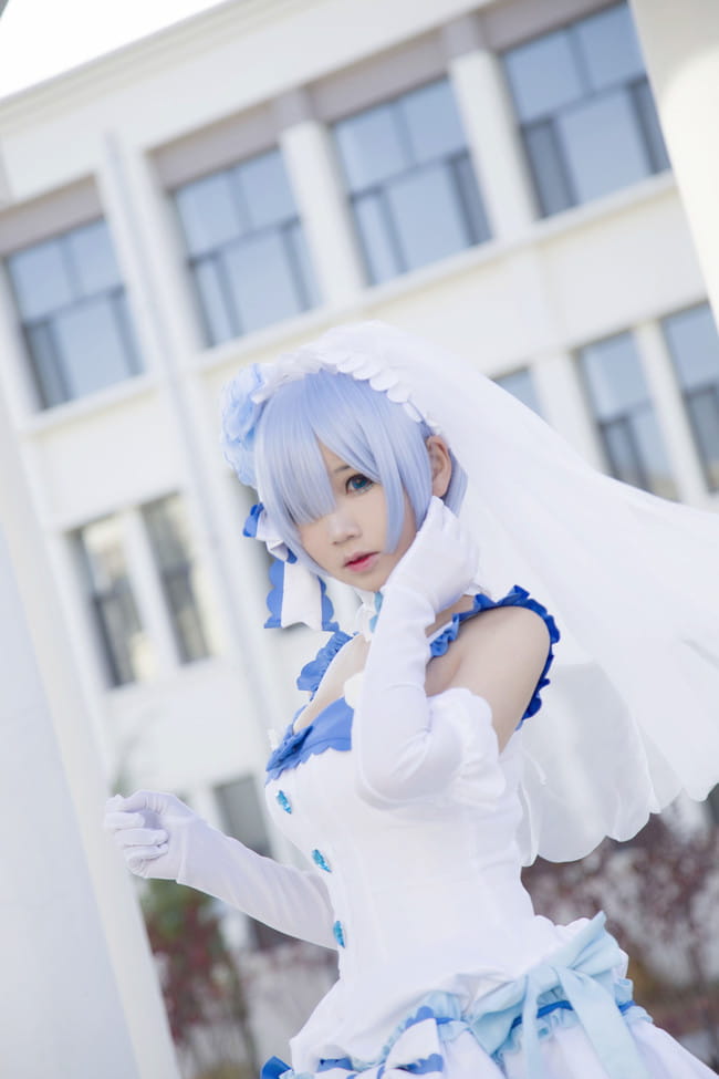 Re：从零开始的异界生活 花嫁蕾姆 cosplay