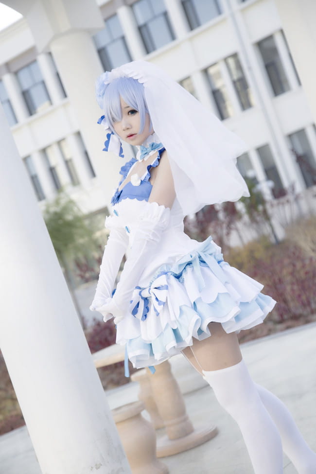 Re：从零开始的异界生活 花嫁蕾姆 cosplay