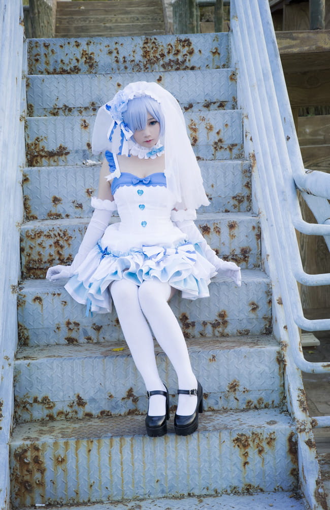 Re：从零开始的异界生活 花嫁蕾姆 cosplay