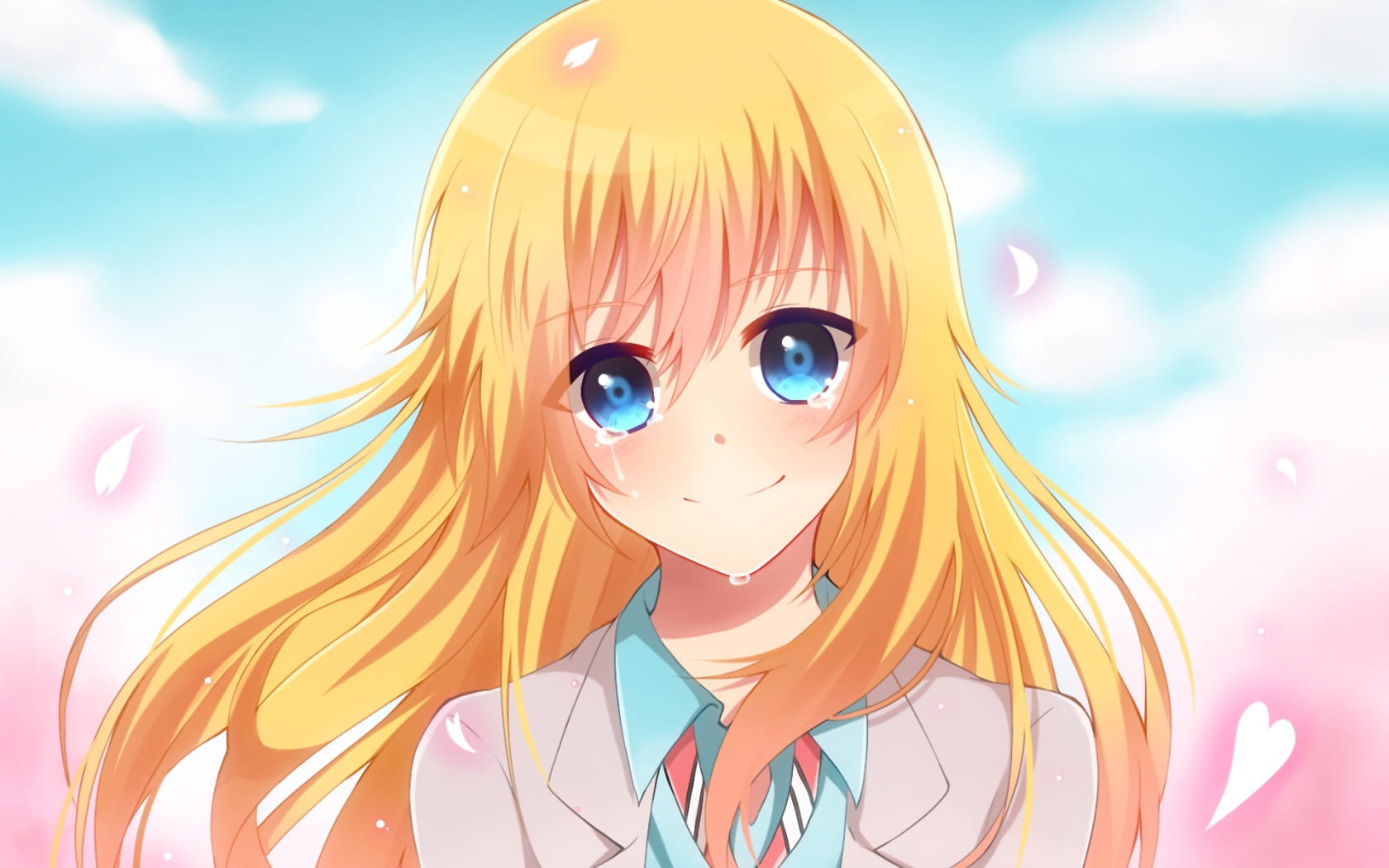 和你相遇的春天 四月是你的谎言 宫园薰电脑壁纸(1)