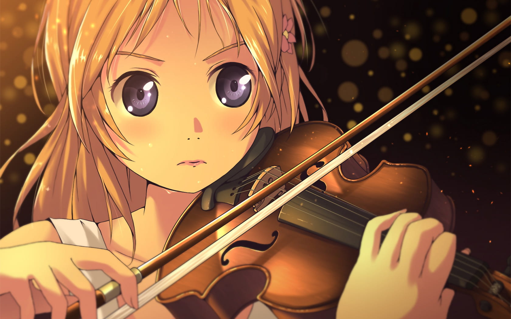 和你相遇的春天 四月是你的谎言 宫园薰电脑壁纸(1)