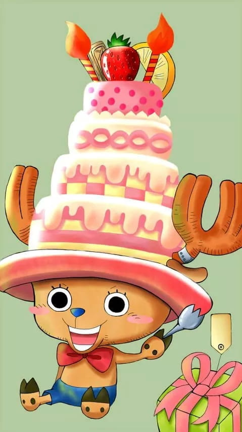 狸猫还是驯鹿？海贼王乔巴手机壁纸(1)