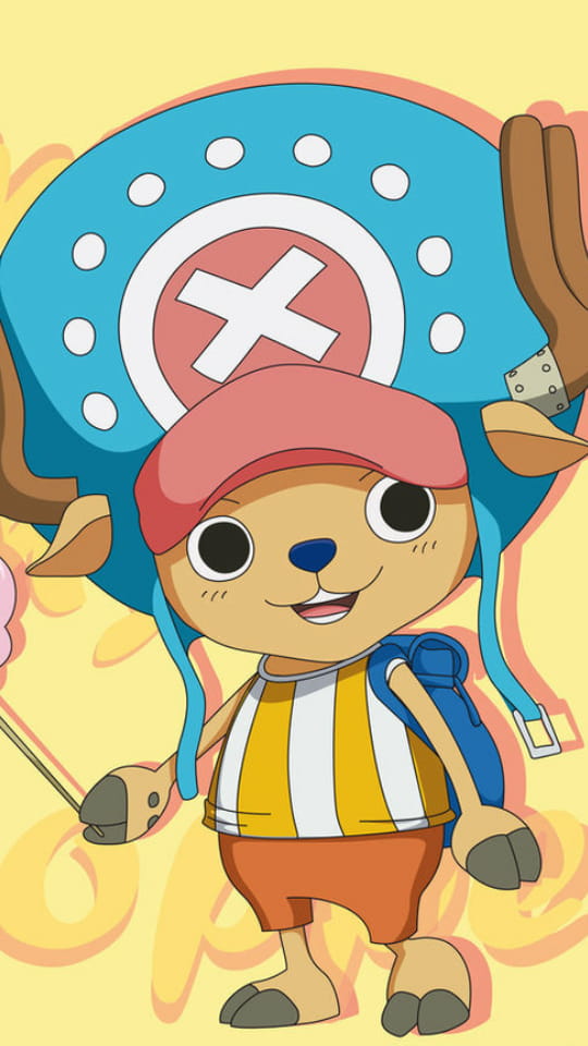 狸猫还是驯鹿？海贼王乔巴手机壁纸(1)