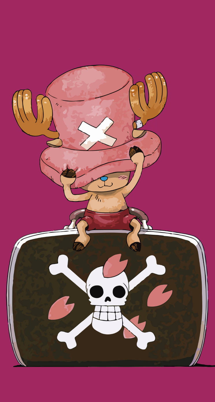 狸猫还是驯鹿？海贼王乔巴手机壁纸(1)