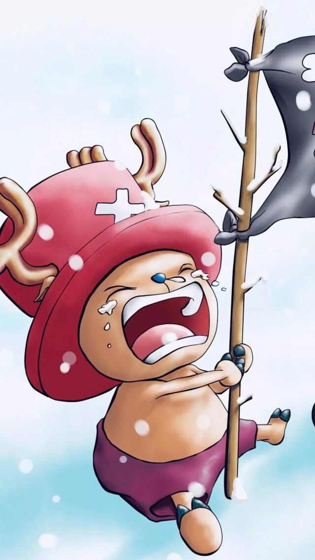 狸猫还是驯鹿？海贼王乔巴手机壁纸(1)