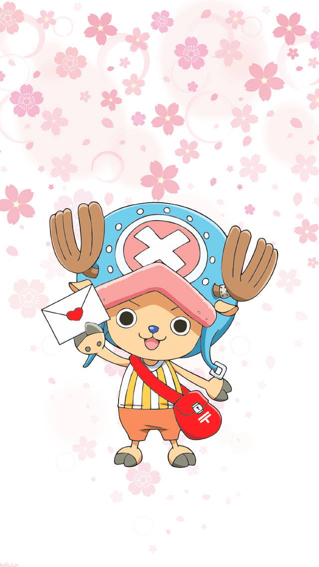 狸猫还是驯鹿？海贼王乔巴手机壁纸(1)