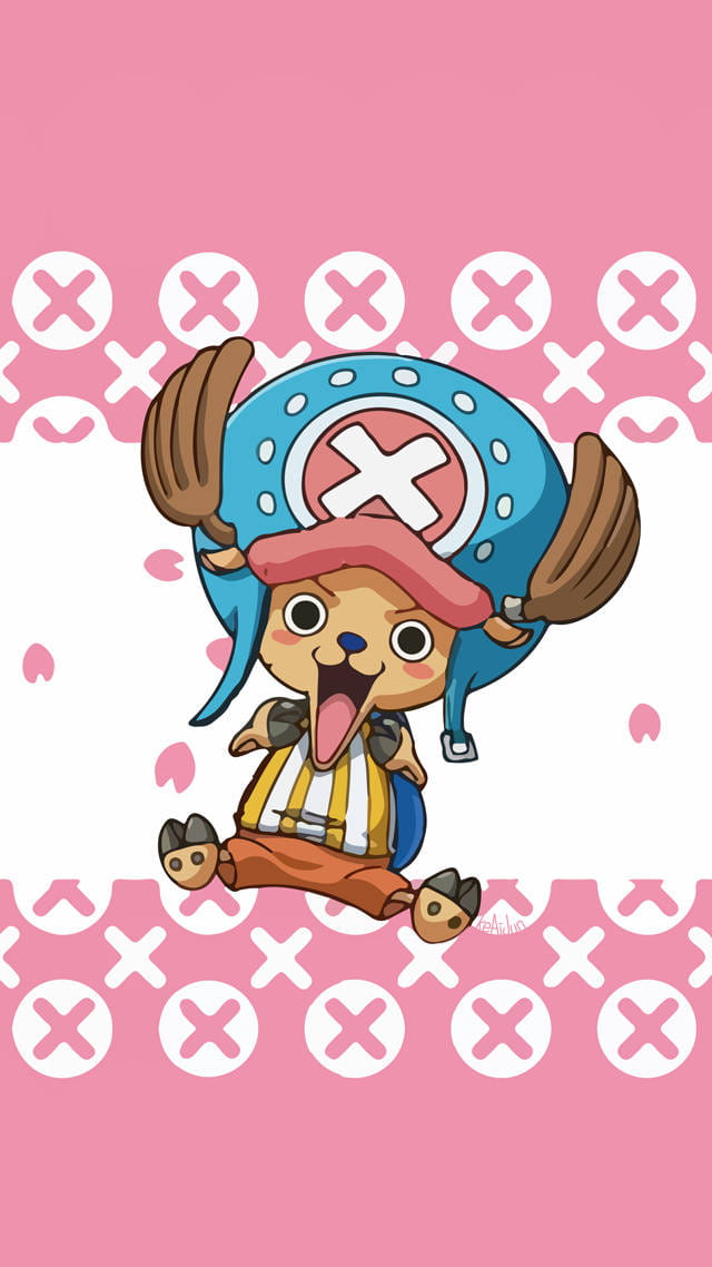 狸猫还是驯鹿？海贼王乔巴手机壁纸(1)