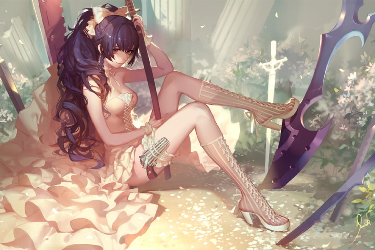 不一样的美 二次元的婚纱照桌面壁纸(1)