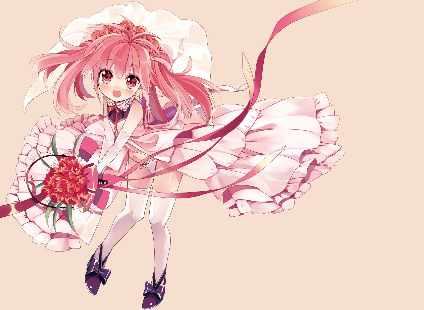 不一样的美 二次元的婚纱照桌面壁纸(1)