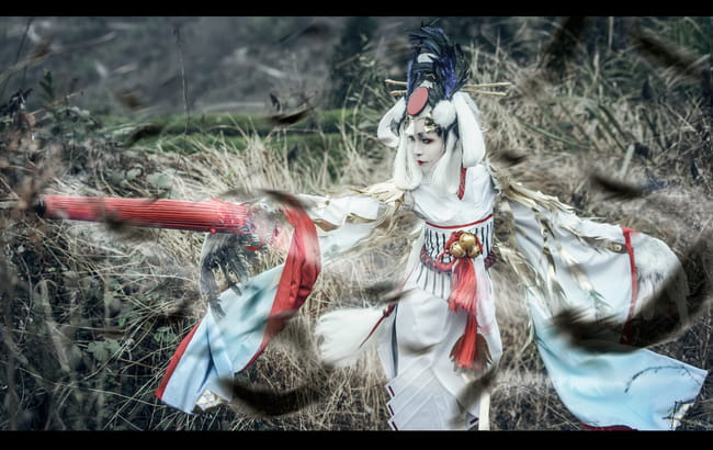 网易手游阴阳师 姑获鸟 金鸾鹤 cosplay(1)