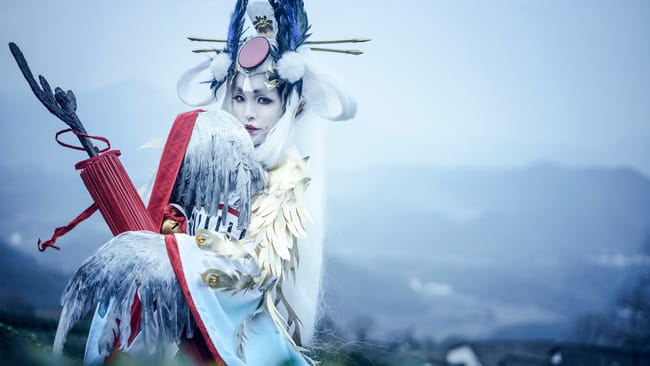网易手游阴阳师 姑获鸟 金鸾鹤 cosplay(1)