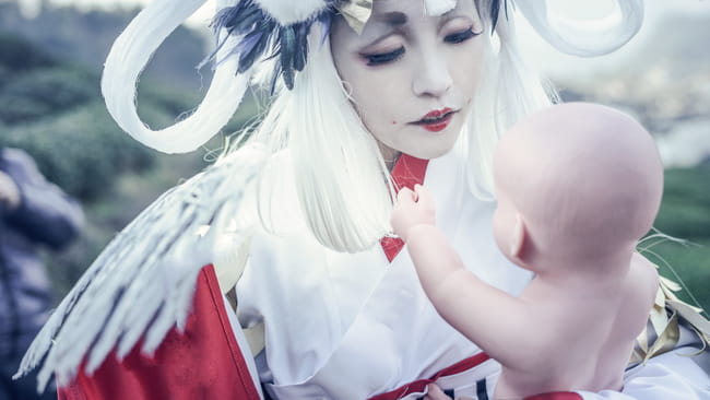 网易手游阴阳师 姑获鸟 金鸾鹤 cosplay(1)