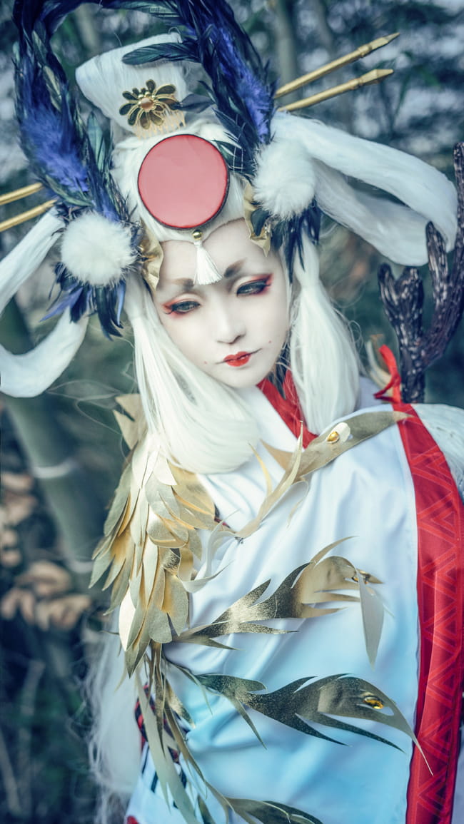 网易手游阴阳师 姑获鸟 金鸾鹤 cosplay(1)