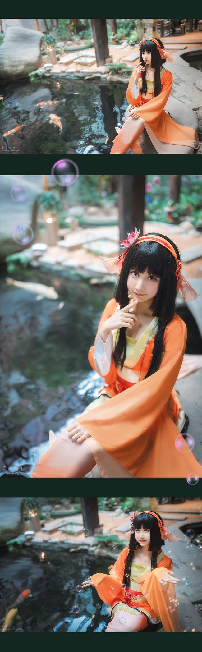 好运锦鲤 网易手游阴阳师 鲤鱼精 超可爱cosplay(1)