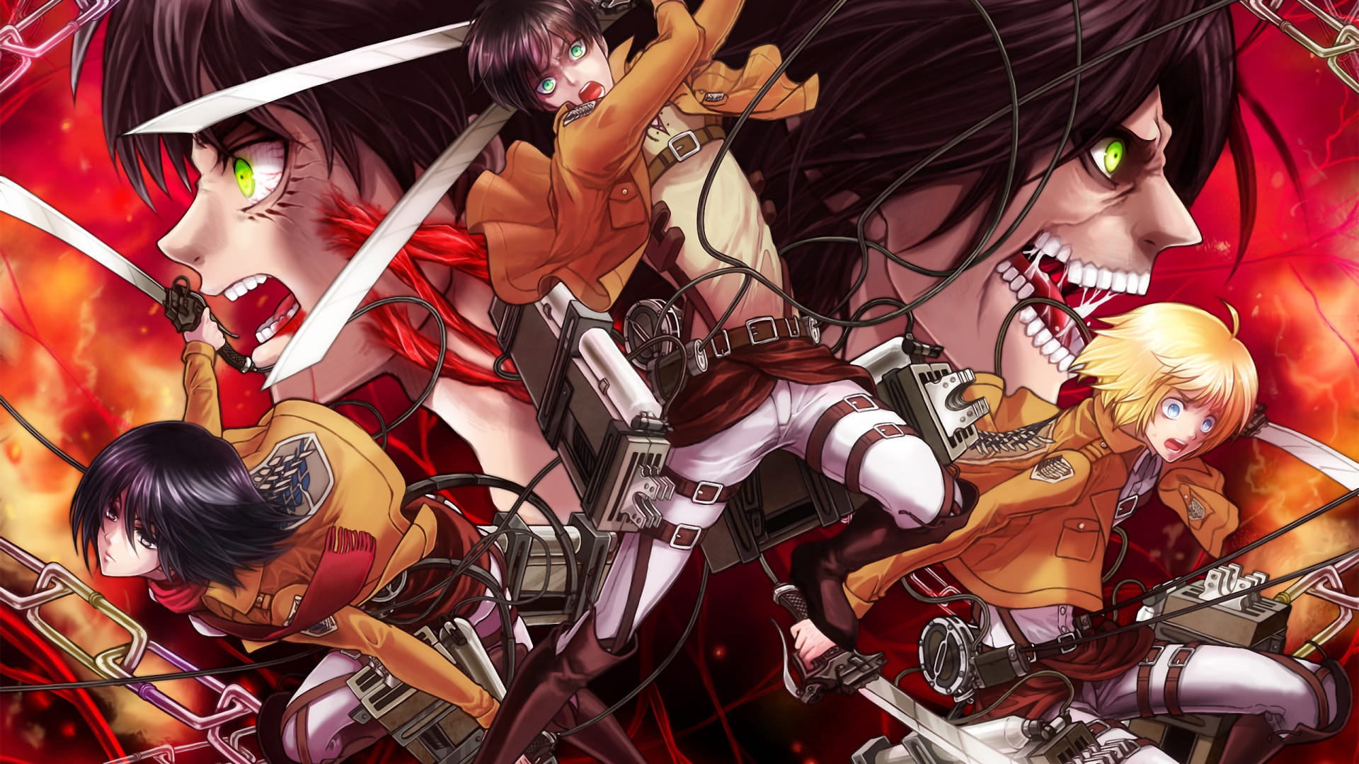 进击的巨人强势归来 进击的巨人电脑壁纸(1)