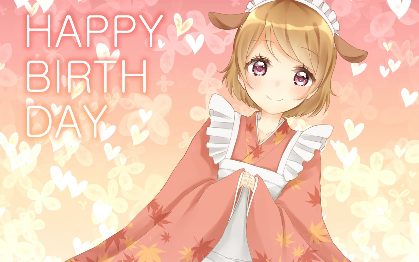 害羞的偶像 lovelive小泉花阳电脑壁纸(1)