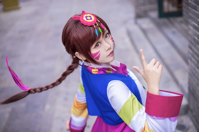 守望先锋Dv.a 新年皮肤COS