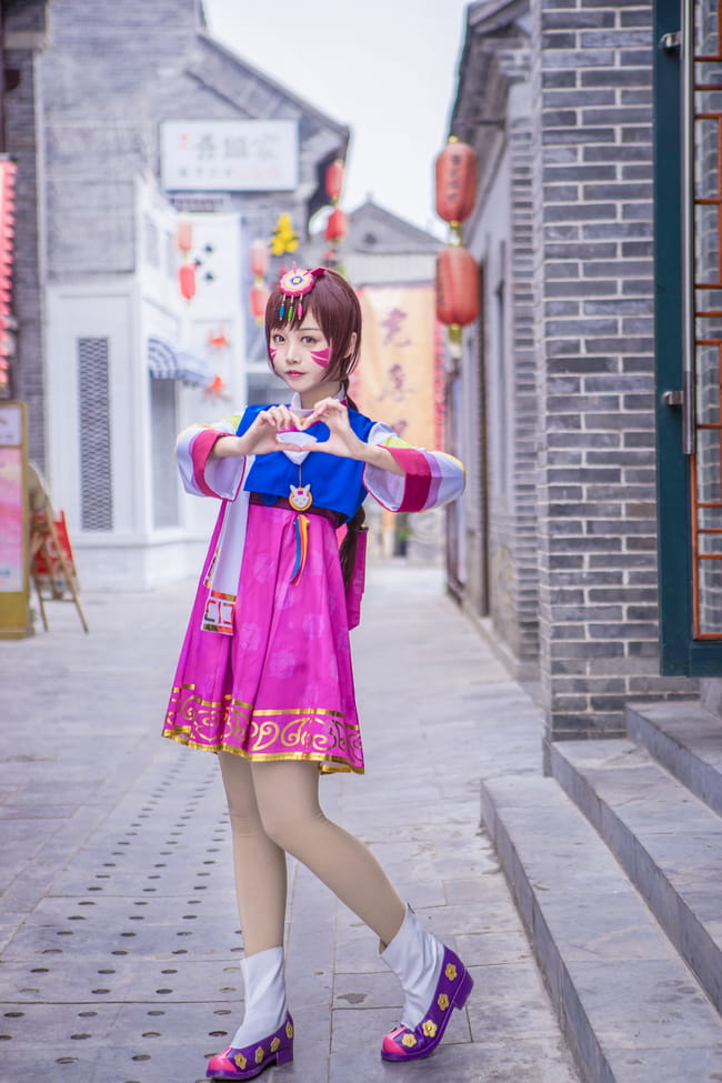 守望先锋Dv.a 新年皮肤COS