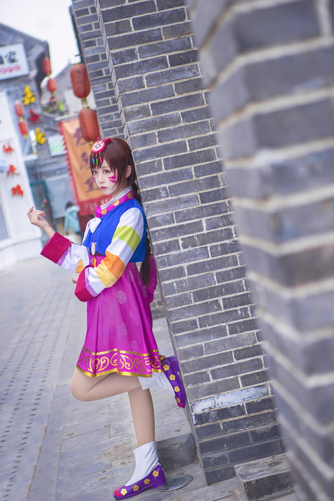 守望先锋Dv.a 新年皮肤COS