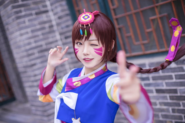 守望先锋Dv.a 新年皮肤COS