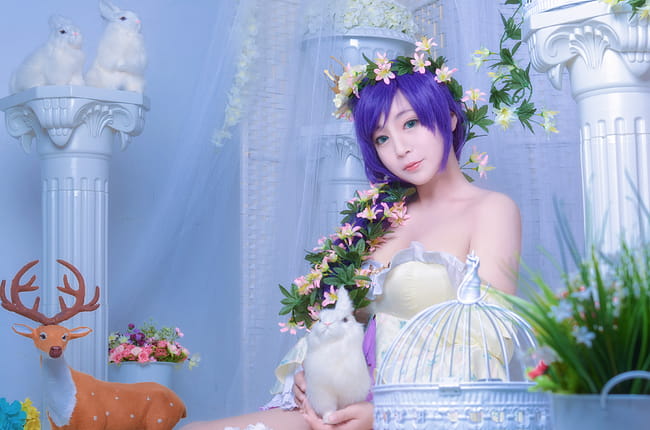 东条希童话觉醒 长发公主ver.cosplay