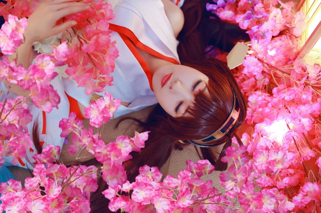 舰队Collection元气满满 大傻金刚cos